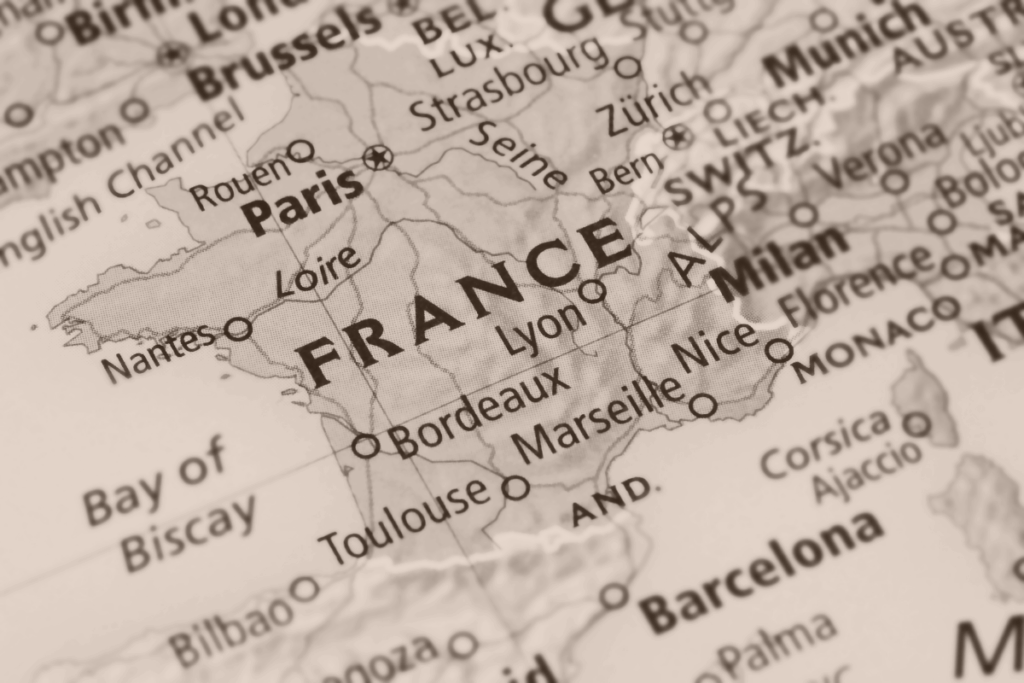 Map of France